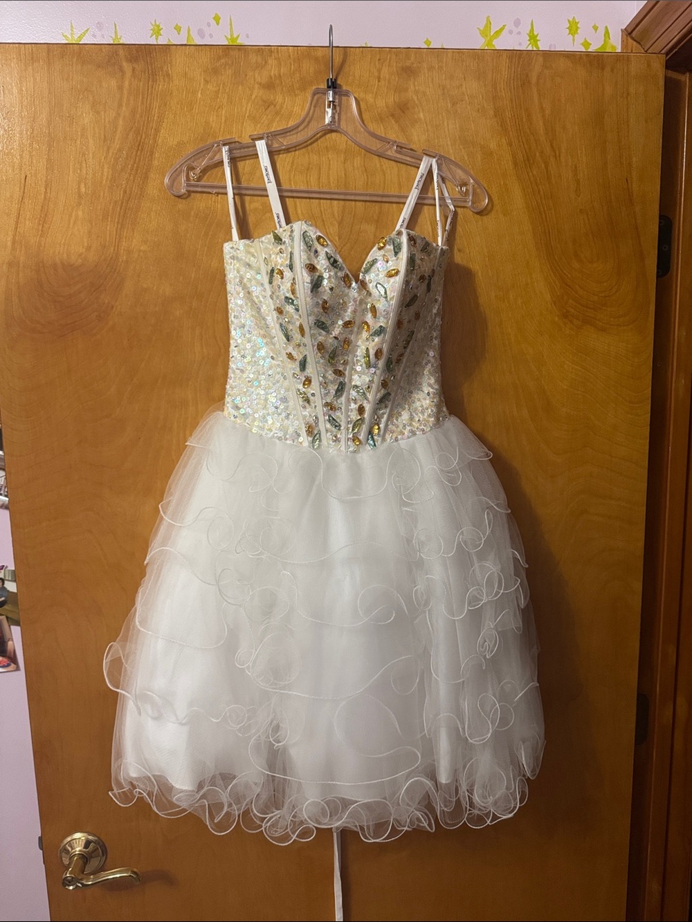Juniors’ Short Prom Dress (Tony Bowls) Size 2